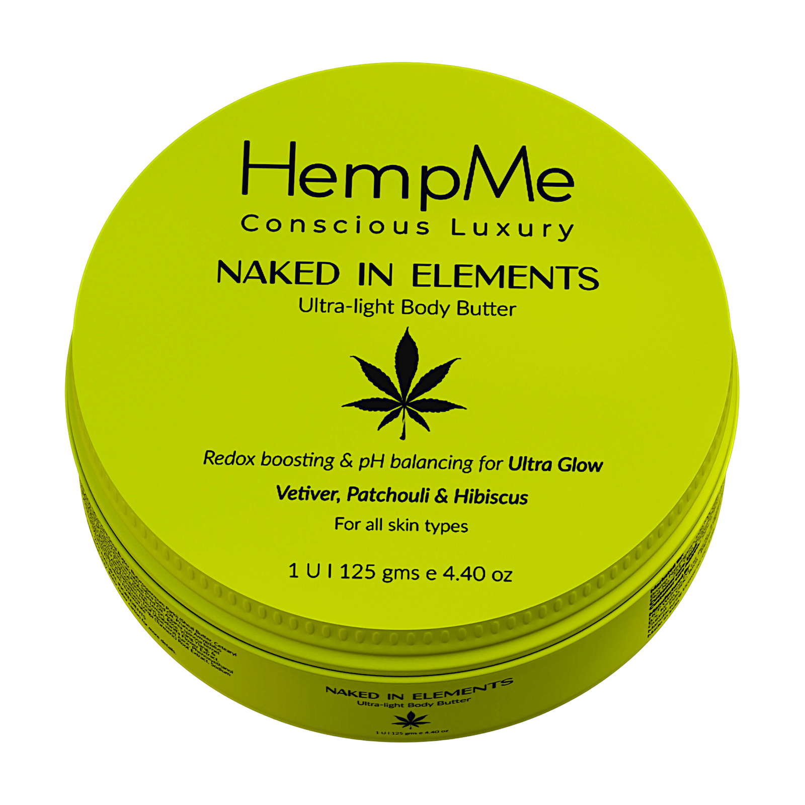 HempMe naked in elements body butter for ultra glow 1