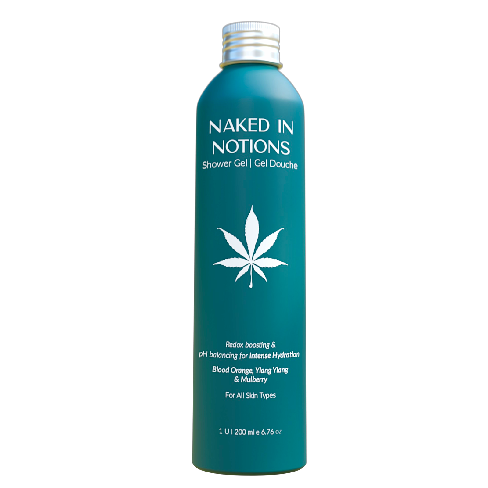 naked in notions shower gel redox boosting pH balancing hydration 1